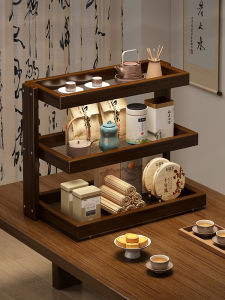 Acrylic Multi-Layer Cup Holder Tabletop Organizer Coffee Tea Cup Display Stand Home Living Room Decorative Storage Rack Shelf