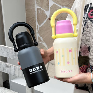 Cốc Nước Bằng Thép Không Gỉ Dung Tích Lớn Có Ống Hút Tay Cầm Cốc Giữ Nhiệt Cốc Đựng Nước Quà Tặng Cho Học Sinh Cốc Đựng Nước