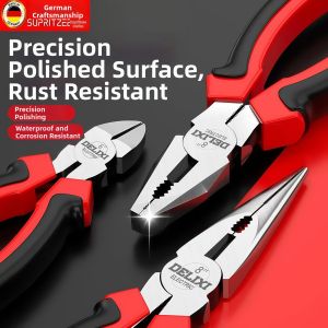 MIVOFIVO | Electrical Multi-purpose Industrial Grade Stainless Steel Pliers