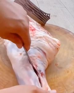 MixHome 3 Layer Anti Rust Knife Mongolian Kitchen Chef Knife Meat Pisau Keluli Jepun Stainless Steel Chopping Knife