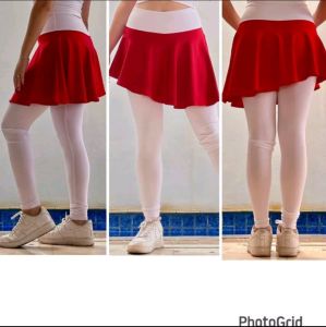 Leging rok miring untuk senam gym fitness zumba