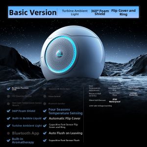 Automatic Multi-functional Instant Heating Smart Toilet No Water Pressure Limitation
