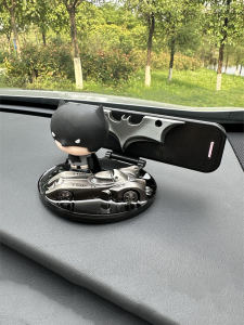 Batman Car Temporary Parking Number Plate Popular Personalized Interior Decoration Womens Style Move Car Phone Tag PVC Material