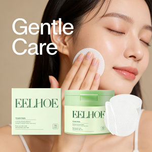 EELHOE | Toning Cotton Pads Cleaning Pore Soothe Skin Relieve Discomfort Alleviate Dryness Control Oil Skin Care Moisturizing Toner Pads
