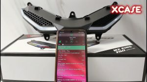 Cover List Yamaha Mx King Multicolor RGB Lampu Depan Mata Gaban Mx King Mx 150 Led Alis Mx King 150