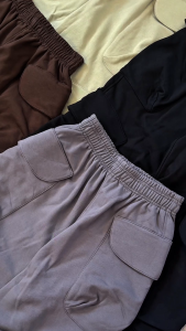 Nhập LAZFASHION88 giảm 20% đơn 149k - Quần Dài Nỉ Ống Rộng DAPPERANDMORE Big Pocket Sweatpants Phối 4 Túi Hộp 450GSM - Grey