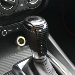 Carbon Fiber Shift Knob Cover for Mazda CX-4 CX-5 CX-8 Interior Decoration Car Accessories Styling Gear Shift Boot Cover