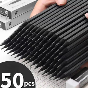 10/30/50pcs/set 2B HB Wooden Lead Pencils Black Wood Graphite Pencil Set Wood-Cased Pencils for Office School Writing Supplies