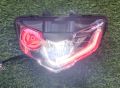 MUTAKIN HEADLIGHT ASSY WITH SHARINGAN PARKLIGHT SNIPER 150 V2. 