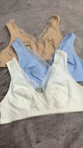 Bra Wanita Tanpa Kawat Tanpa Busa Full cup LULUDI BY WACOAL Mix Hial Lace Premium Pakaian Dalam LB5042