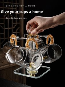 FLOWER MOO | Luxurious Gold Foil Water Kettle Set Heat-Resistant Glass