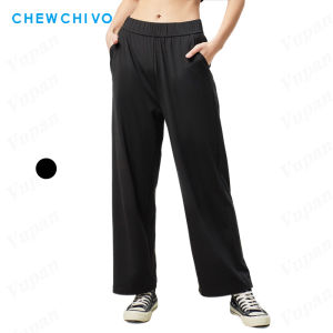Vupan Womens Wide Leg Pants Straight Plain Pant Elastic trouser Sport Wide Leg Pants