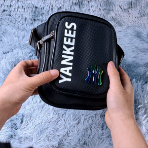 Túi Đeo Chéo Nam Bag Ipad MLB New - Chất Liệu Da Chống Nước Khoá Xịn 2 Ngăn và 1 Quai Cầm Tay