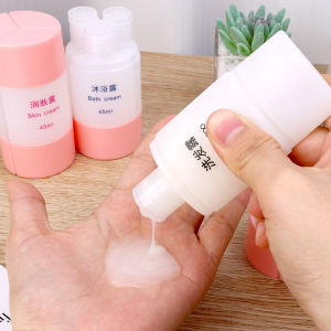 Portable Travel 3 in 1 Bottle Set Shampoo Shower Gel Small Silicone Bottle Skin Care Lotion Dispensing Bottle