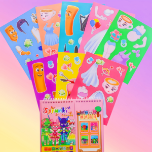 Đồ Chơi Dán Hình Hoạt Hình Lễ Cưới Cho Trẻ Em Đồ Thủ Công Đồ Chơi Thay Đồ Trò Chơi Mô Phỏng Đồ Chơi Giáo Dục Cho Trẻ Em Từ 3-12 Tuổi