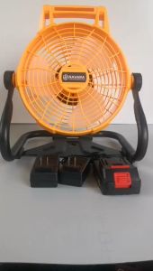 Quạt chạy pin NAVARA dùng chân pin phổ thông có chỉnh tốc- Mua thân quạt tặng kèm pin 5 cell + sạc