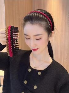 Ins ที่คาดผมหน้ากากนอนสำหรับผู้หญิง ที่คาดผมแบบมีฟันป้องกันการลื่น ที่คาดผมแบบทันสมัย ที่คาดผมแบบสวมหัว ที่คาดผมแบบอเนกประสงค์