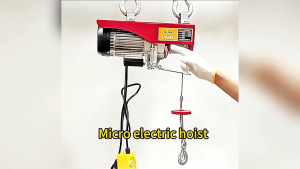 Electric Hoist Wire Rope Length 30M PA1200 Indoor and Outdoor Small Electric Hoist Household Hoisting Crane