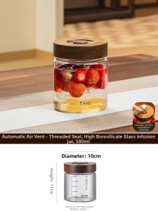 CRISTALGLASS | Food Grade Fruit Wine Storage Jar