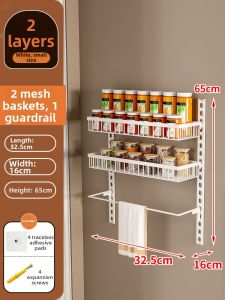 evesigar | Adjustable Space-Saving Kitchen Storage Rack