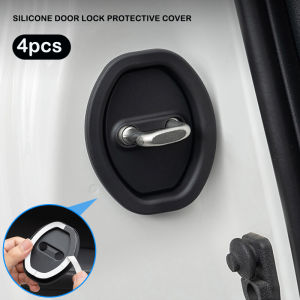 4Pcs Car Door Lock Buckle Protection Cover Universal Thickened Car Door  Shock-Absorbing Silicone Cover Suitable for BMW F48 F39 F25 F26 F15 F16 F01 F02 F06 F12 F13 F40 F30 F20 F10 G30 G20 G32