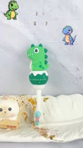 Sikat Gigi Anak 1-7 Tahun Sikat Gigi Bayi Bulu Lembut Karakter Dino Soft Toothbrush XH091