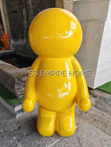 ACE Yellow Signboard Holder Sculpture 3D Welcome Stand Statue Company Hotel Restaurant Papan Tanda Signage Advertisement
