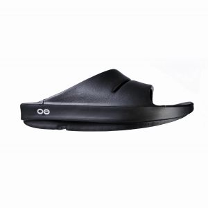 OOFOS OOahh Black รองเท้าเพื่อการฟื้นฟู