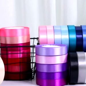 20mm Premium Satin Ribbon Wedding Birthday Deco Ribbon Reben Satin Stationery Office