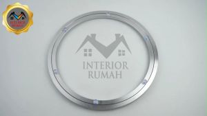 Rel ring putar tatakan meja makan huben...rel ring meja makan puter aluminium 20cm..30cm..40cm..50cm