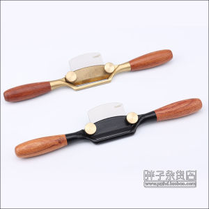 LUBAN European Style Copper Bird Planer Flat Bottom Metal Woodworking Tool Rolling Plane Circular Plane Curved Plane