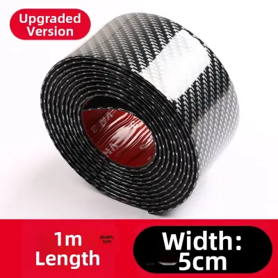 SO.K | Carbon Fiber Pattern Scratch Protection Door Sill Guard