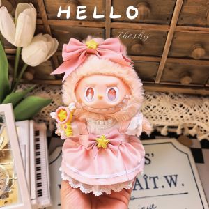 Labubu 17cm Búp Bê Magic Wand Fairy Stick Búp Bê Cotton Doll Latex Toy Universal Clothes Wand Fairy Stick Cotton Doll