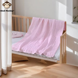 Six Layers of Pure Cotton Gauze Solid Color Bath Towel Soft Skin Absorbent 105*105cm