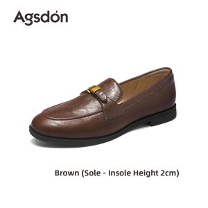 Agsdon | Trendy Chunky Sole Loafers