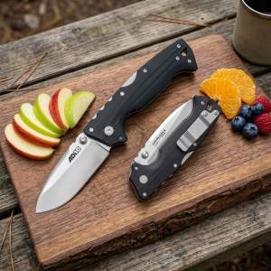 Cold-S AD10 Medium size Thick Beefy Camping Outdoor Survival Kitchen Utility Knife