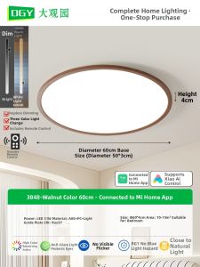 DGY | Slim Wooden Vintage Modern Eye-Protecting Light
