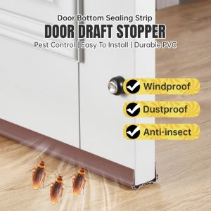 Silikon 3Dimensi Penutup Celah Bawah Pintu Alas Penghalang Kecoa Debu anti Suara / Silicone Penutup Celah Bawah Pintu