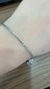 Poh Heng Jewellery 18K Luxe Gleam Bangle in White Gold