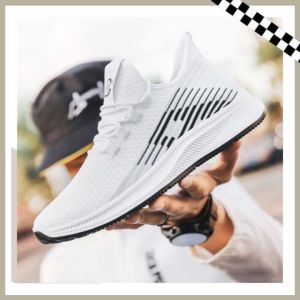 new รองเท้าผ้าใบสีดำ/ขาว รองเท้าแฟชั่น รองเท้าวิ่ง รองเท้าผ้าใบแบบสวม รองเท้าทำงาน พื้นนิ่มใส่สบาย ยืดหยุ่นได้ดี มีบริการชำระเงินปลายทาง น้ำเกลือผสม ครัมแดด 24 ชั่วโมง 🌱