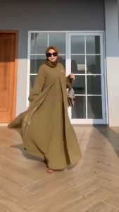 Gamis Ceruty Outer Polos: Desain Elegan & Bahan Berkualitas