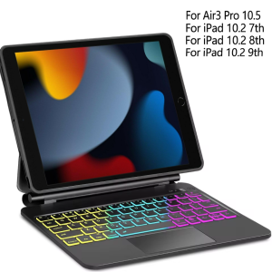 Magnetic Keyboard for iPad 9th/8th/7th Generation 10.2 inch iPad Air 3rd Gen iPad Pro 10.5 inch with Trackpad Backlit Keyboard