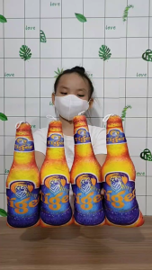 ĐỒ CHƠI BIA TIGER THÚ BÔNG LAYS XANH BÁNH MÌ SIZE 20CM VẢI LÔNG MỊN CAO CẤP HÀNG VIỆT NAM XUẤT KHẨU