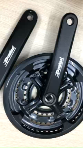 Bộ đùi đĩa ( Giò đĩa ) nhôm 3 tầng Prowheel 48/38/28T cho xe đạp thể thao - Hàng Cao Cấp