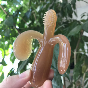 ขายดีแปรงสีฟันเด็กอเมริกันยางกัดรูปกล้วยยางกัดนาโนเงินยางกัดซิลิโคนยางกัดสำหรับเด็ก