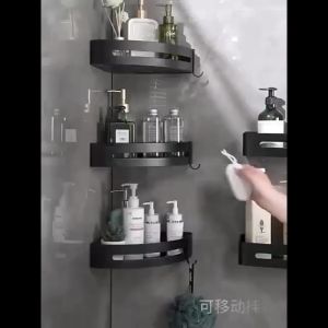 เครื่องสแตนเลส สแตนเลสมือ ห้องน้ำ ชั้นวางของ เข้ามูก ห้องน้ำ ที่เก็บของ สำหรับผู้สูง ใช้ในการหมดความสวย ชั้นอลูมิเนียมติดผนัง