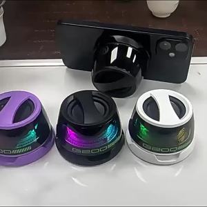 SEA JJT Loa Bluetooth Di Động G200 Thiết Kế Từ Trường Đèn LED Màu Sắc Rực Rỡ Âm Thanh Bass Mạnh Cổng USB Bluetooth 5.2 Công Suất 3W