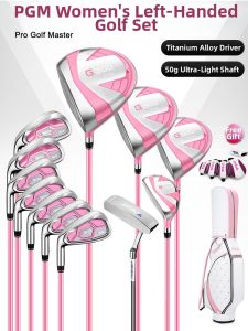 PGM GOLF | Left-handed Beginner Golf Club Set Titanium Driver 1 Wood