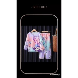 ชุดนอนเด็กหญิ่ง ชูดเด็กผู้หญิ่ง ชูดนอนเด็กลายการ์ตูนน่ารัก ชูดนอนเด็กหญิ่งขายาวผ้านุ่นลื่น ชูดเซตเด็กหญิ่ง สินค้าพร้อมส่ง