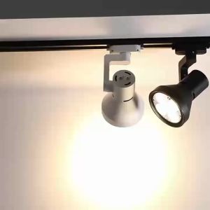 โคมไฟแทรคไลท์ Track light 35W แบบถอดหลอดไฟออกได้ LED ขั้ว E27 บอดี้ ดำ/ขาว แสงขาว/แสงวอร์ม/4500K